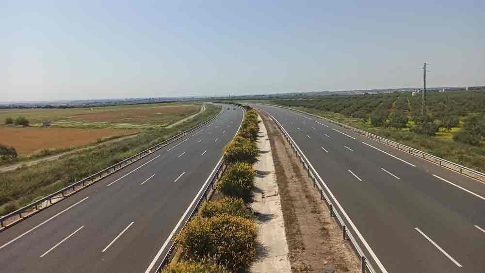 Tramo de la SE-40. - Europa Press