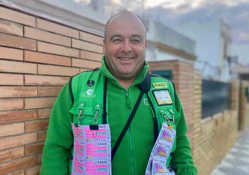 José Antonio Jiménez, vendedor de la ONCE. - ONCE