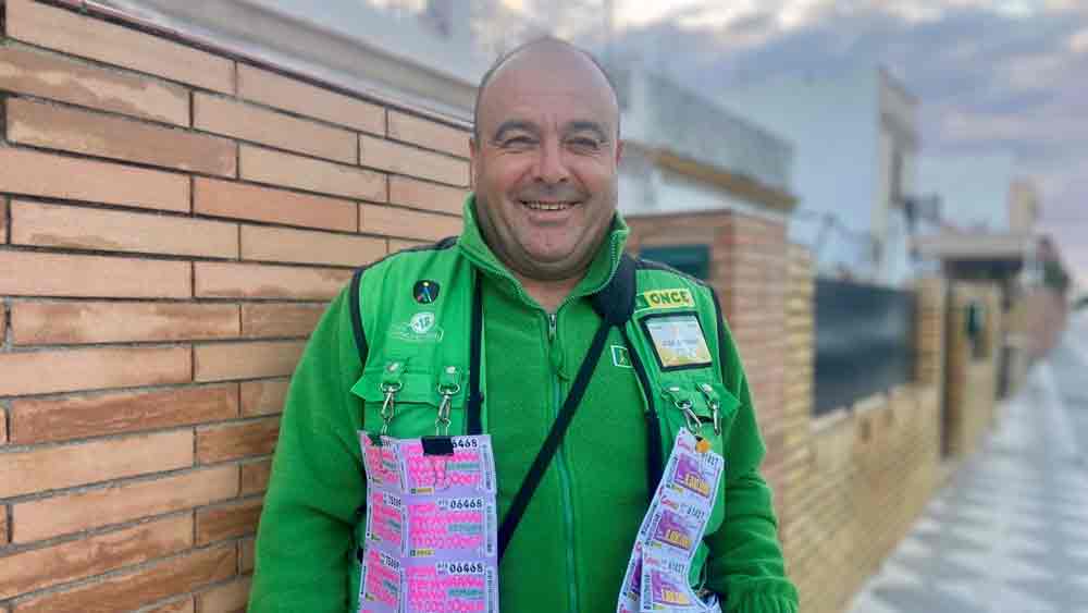 José Antonio Jiménez, vendedor de la ONCE. - ONCE
