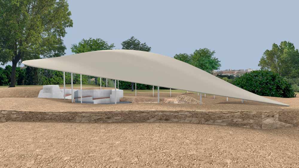 Infografía de la nueva cubierta. - Junta de Andalucía