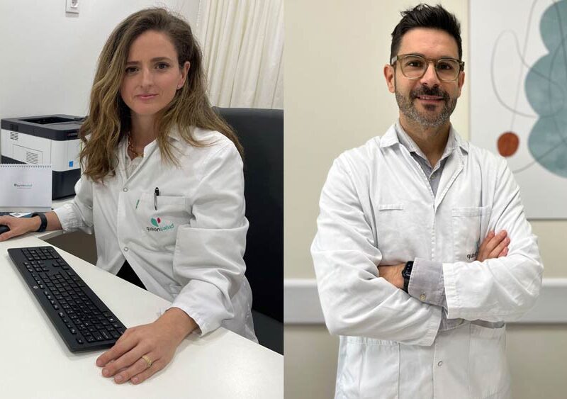 María Ortega y Alberto Aliaga. - Quirón Salud