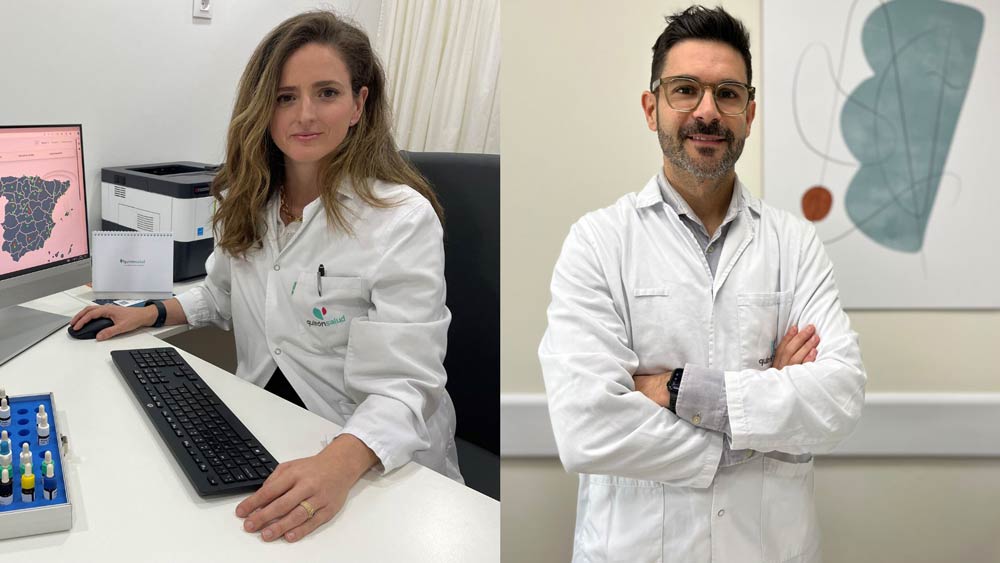 María Ortega y Alberto Aliaga. - Quirón Salud