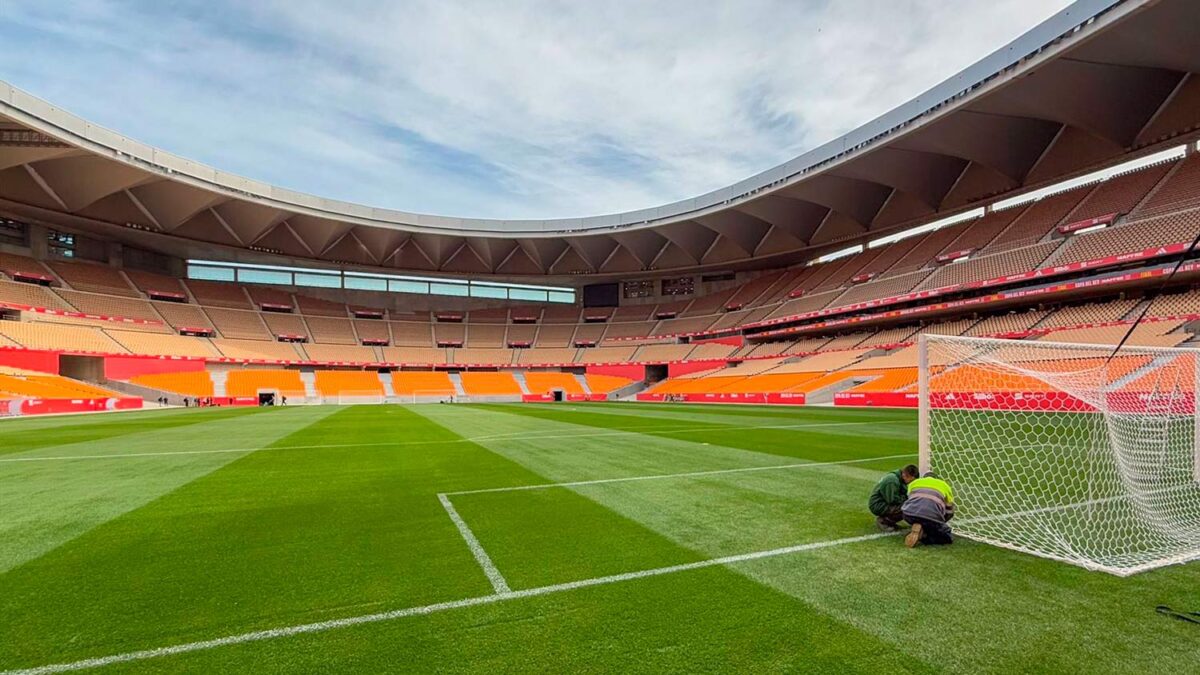 Detalle del Estadio de la Cartuja tras la finalización de las obras.- María José López/Europa Press