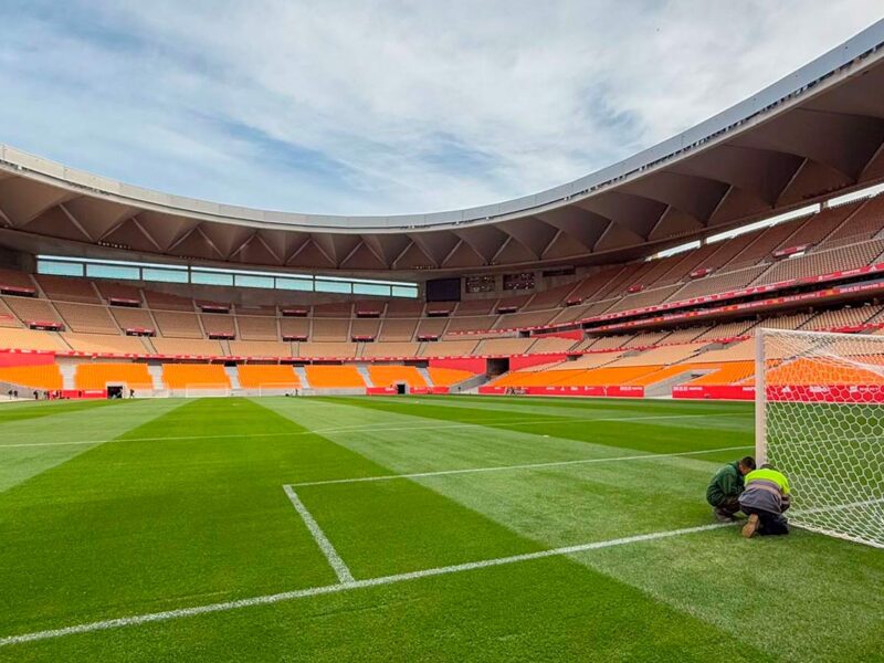 Detalle del Estadio de la Cartuja tras la finalización de las obras.- María José López/Europa Press