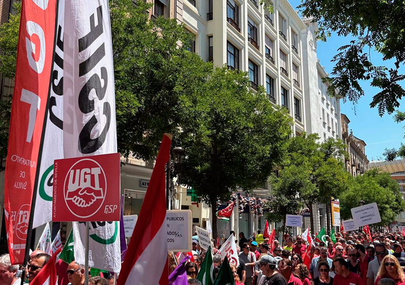 Manifestación sindicatos