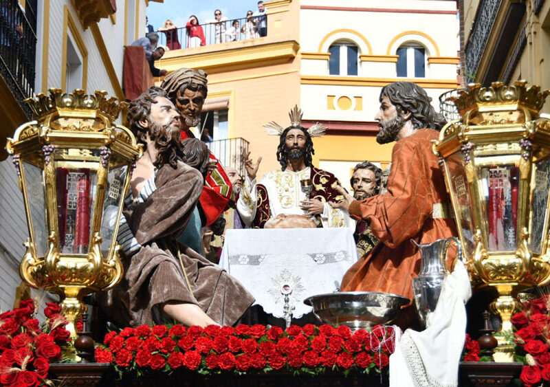 Misterio de La Cena. - Hermandad de la Cena (Sevilla)