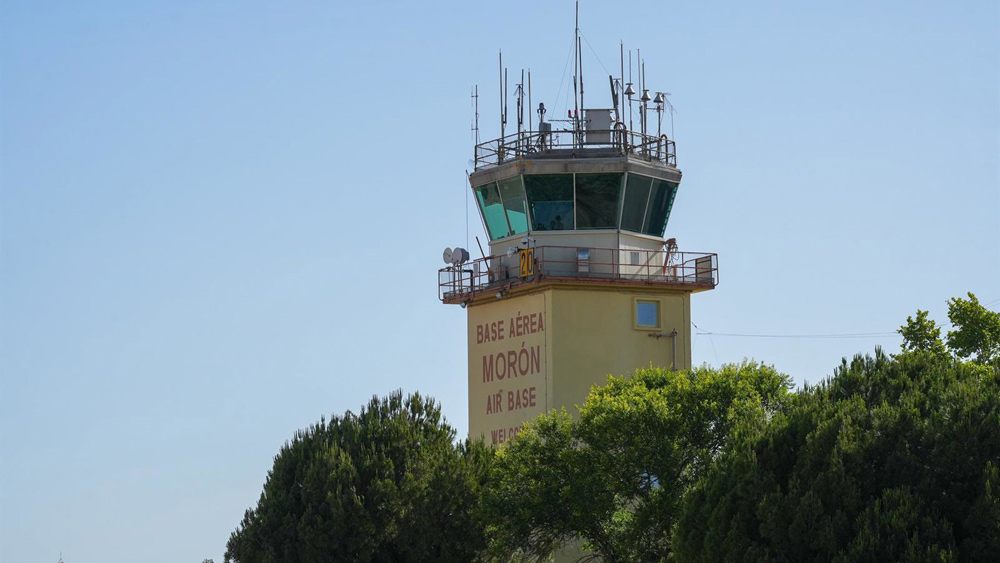 Imágenes de la torre de control de la base de aérea de Morón - Francisco J. Olmo / Europa Press