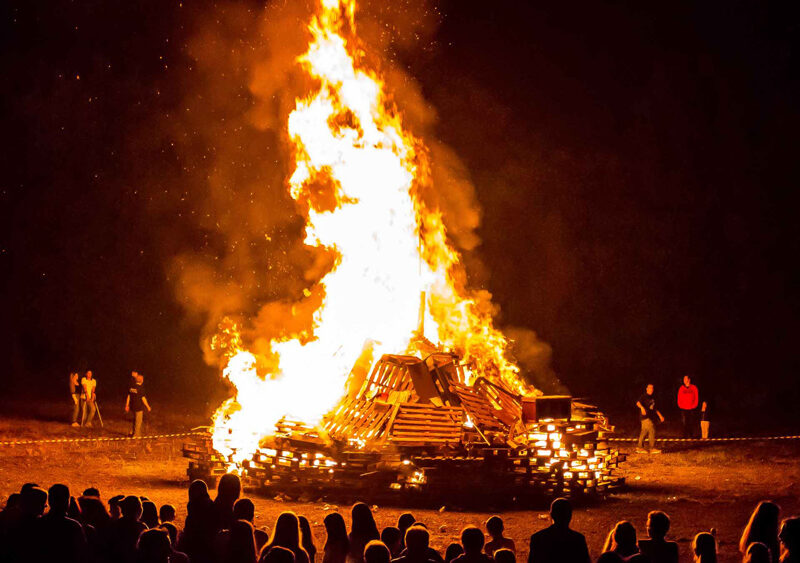Hoguera de San Juan.