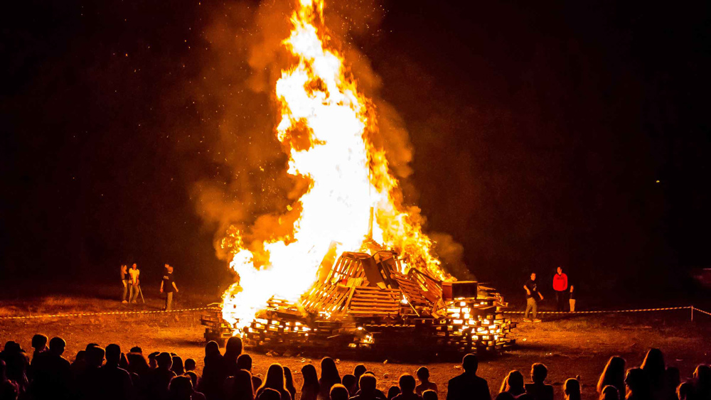 Hoguera de San Juan.