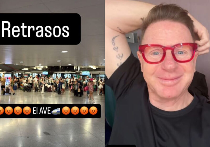 Jorge Cadaval denuncia retrasos del AVE en sus stories de Instagram. - @jorgecadaval