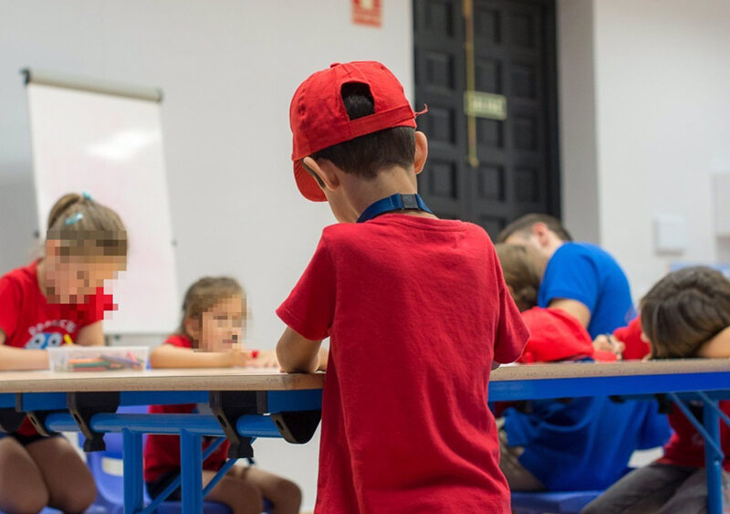 Menores participantes en los campamentos de verano para menores de 12 años. - CSIC