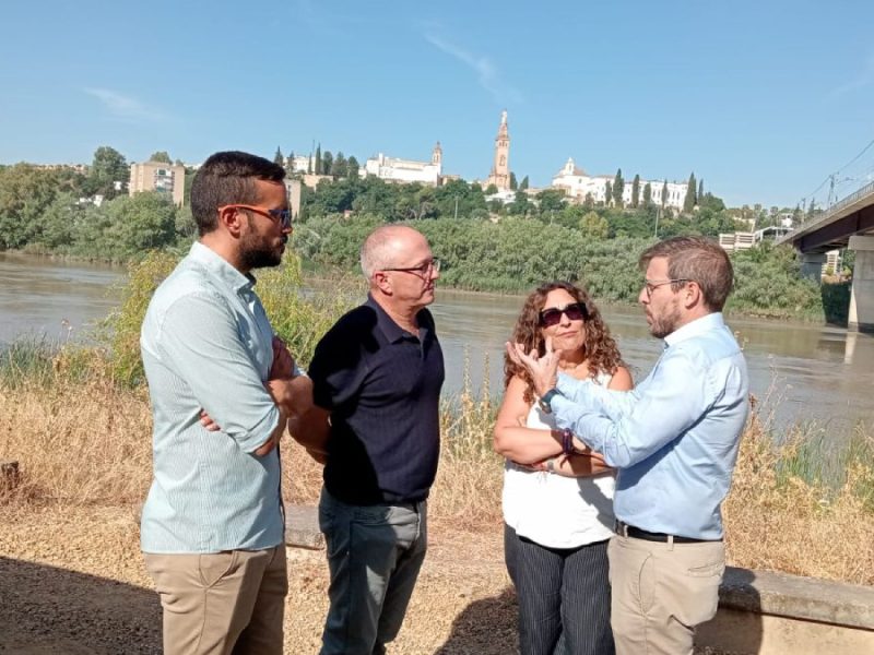 Francisco Toscano visitó las obras finalizadas de la Dehesa de Tablada