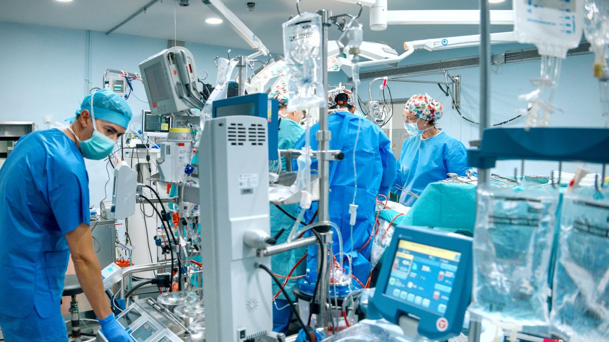 Quirófano del Hospital Virgen del Rocío