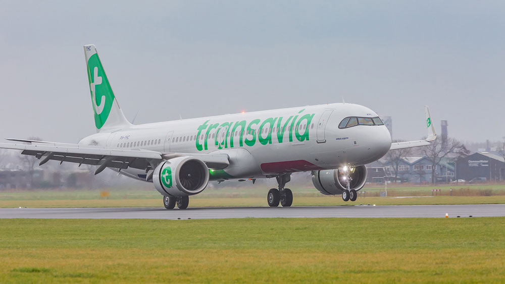 Avión de Transavia.