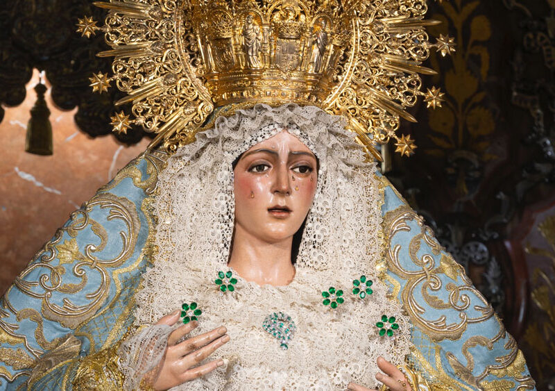 La Esperanza Macarena tras su visita al IAPH. - Hermandad de la Macarena