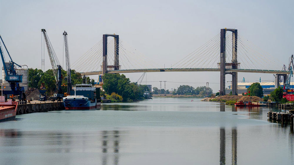 Vistas del puente del Centenario. - Eduardo Briones / Europa Press