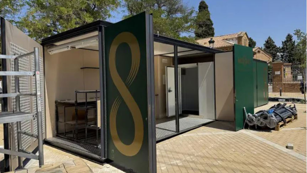 Quiosco de venta de flores. - Ayuntamiento de Sevilla