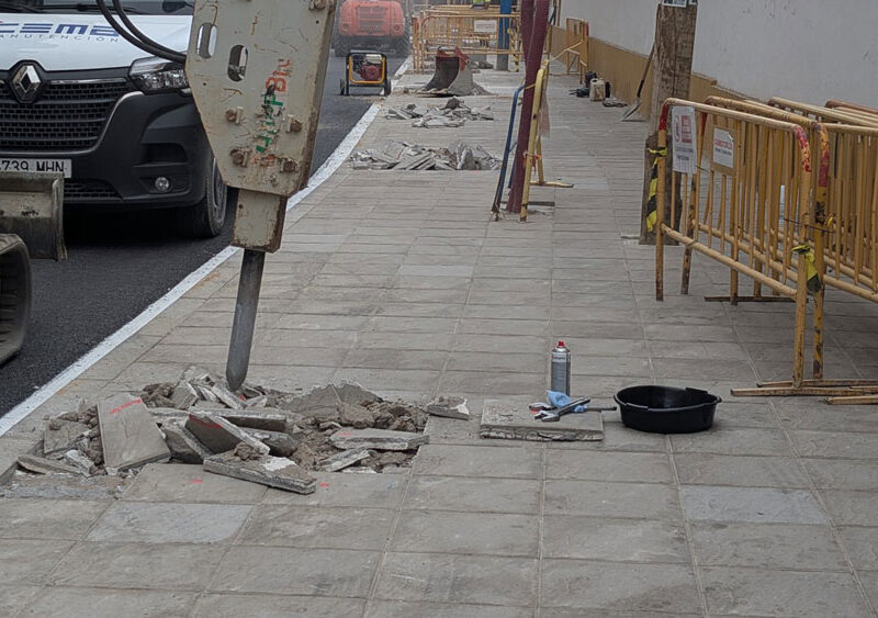 Nuevas obras para el arbolado en Juan Sebastián Elcano. - Fco. Javier Sáez vía X