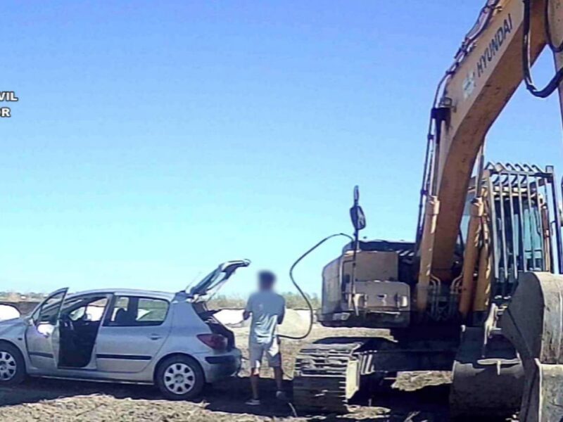 La Guardia Civil detiene a dos personas por los robos en maquinarias de construcción en Los Palacios y Villafranca