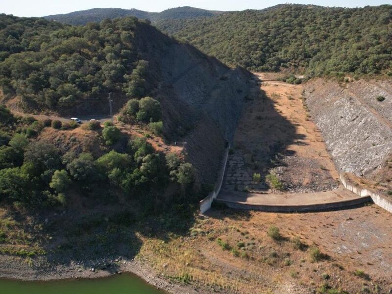 La presa de Huesna. - SUBDELEGACIÓN DEL GOBIERNO EN SEVILLA