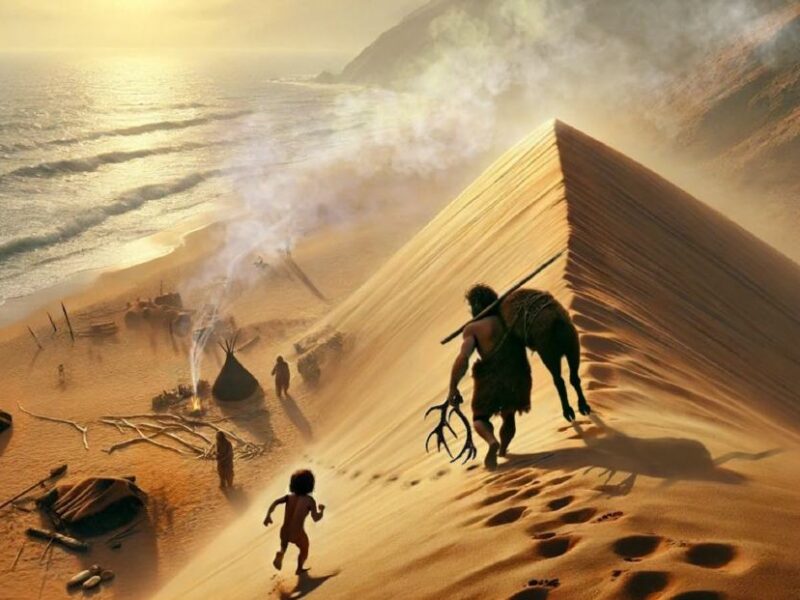 Escenario reconstruido de la pista de Monte Clérigo, generado mediante herramientas de IA