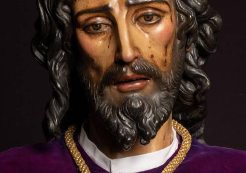 Jesús Cautivo, tras su restauración. - Hermandad de Santa Genoveva