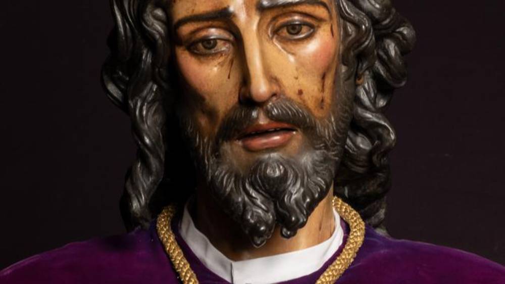 Jesús Cautivo, tras su restauración. - Hermandad de Santa Genoveva