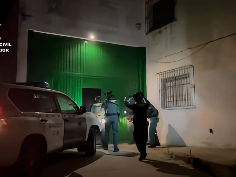 Operación de la Guardia Civil en la Rinconada