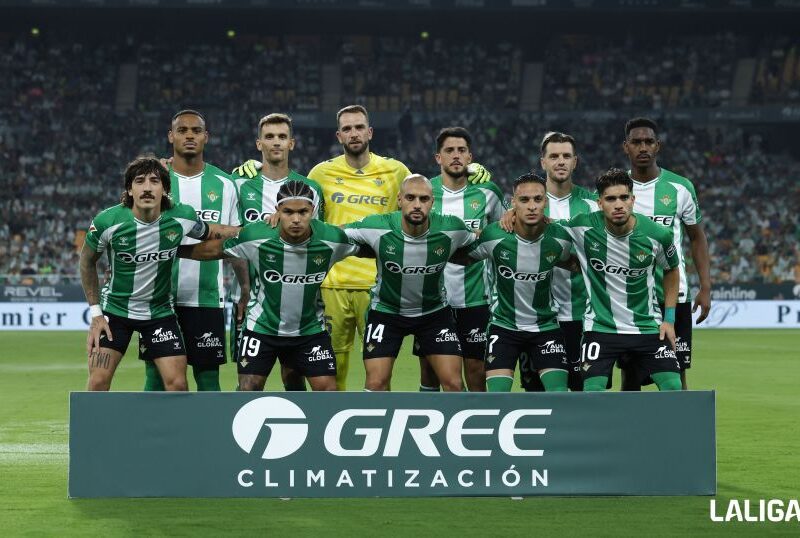 Once inicial del Real Betis ante la Real Sociedad - La Liga