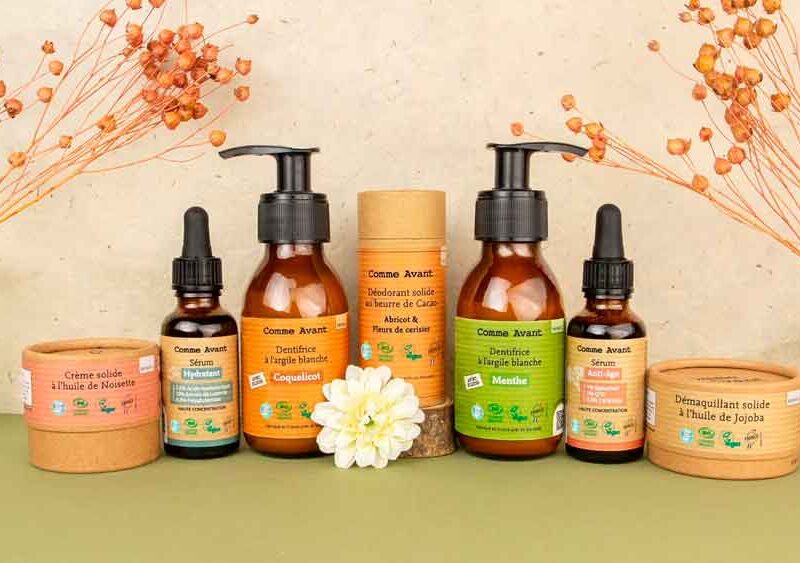 Productos de cosmética artesanal