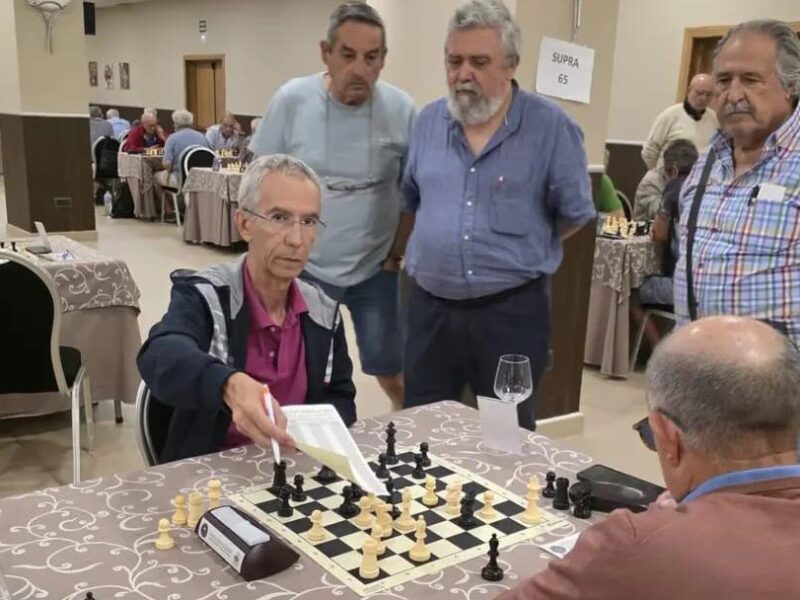 El alcalde de Utrera, Francisco Jiménez, durante el torneo