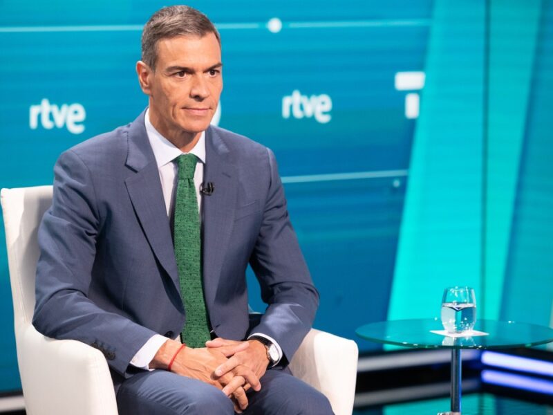 El presidente del Gobierno, Pedro Sánchez