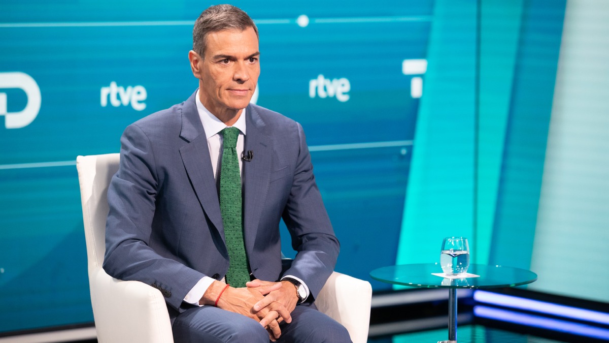 El presidente del Gobierno, Pedro Sánchez