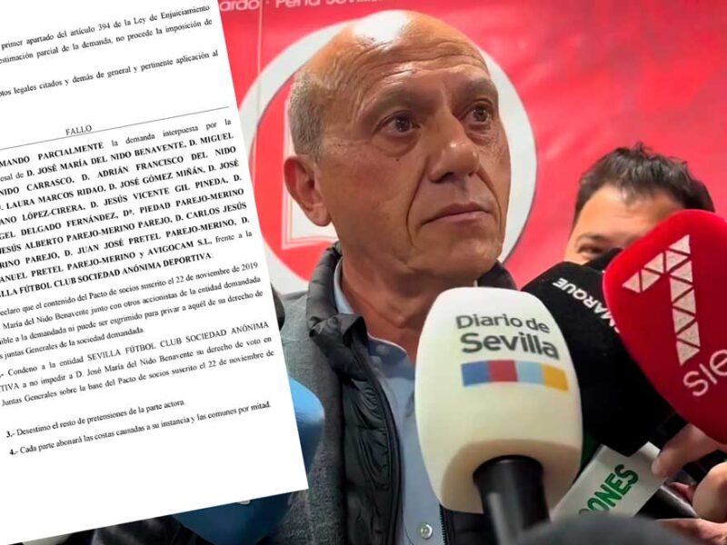 Del Nido Benavente recupera su derecho de voto en el Sevilla FC