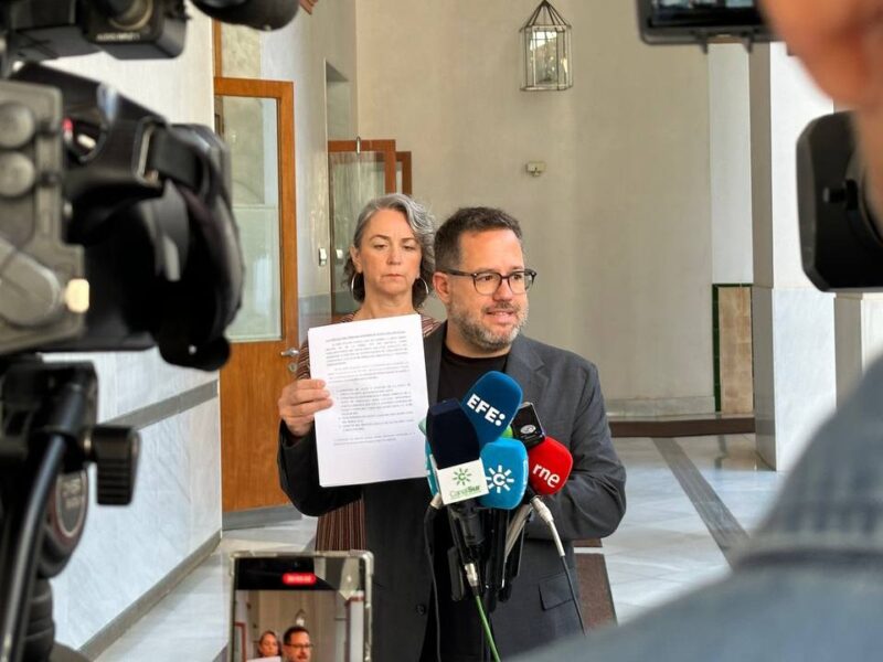 El portavoz de Adelante Andalucía, José Ignacio García