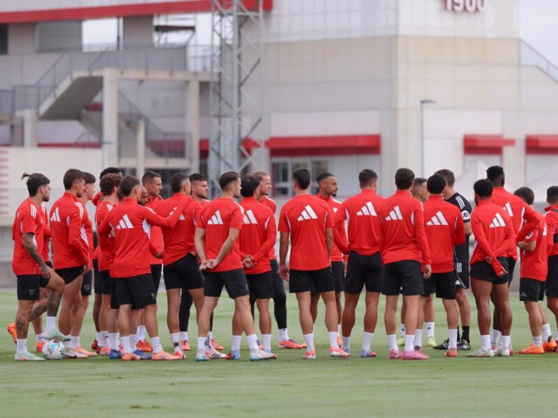 Entrenamiento previo al choque ante la Real Sociedad - Lorena Martín