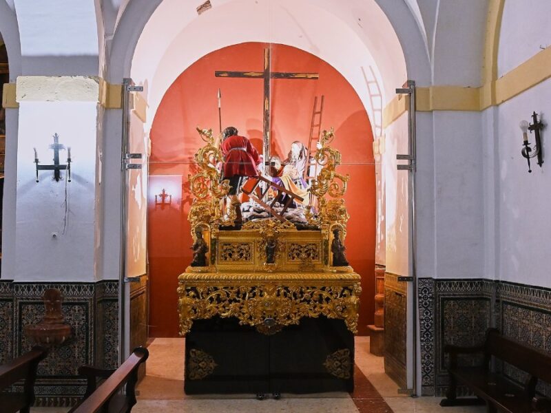 Exposición del paso de misterio de la Hermandad del Buen Fin