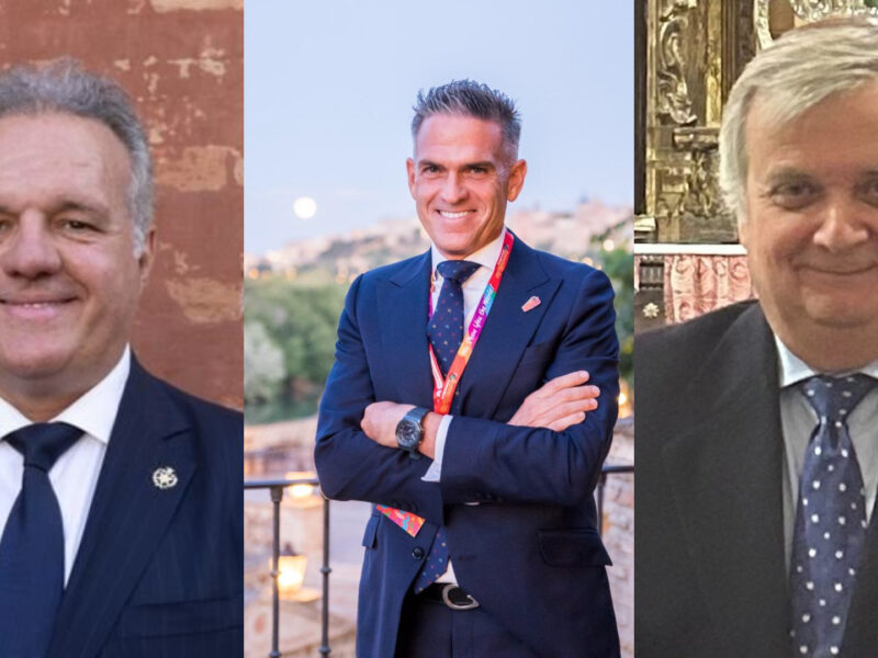 Carlos Martín, Isaac Flores y César González de la Peña