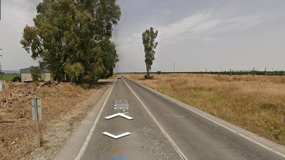 Lugar del accidente en La Rinconada