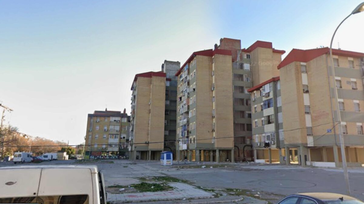 La calle Rojo y Negro, en la barriada de Las Vegas