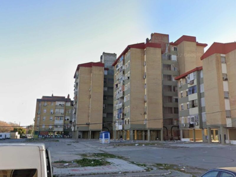 La calle Rojo y Negro, en la barriada de Las Vegas