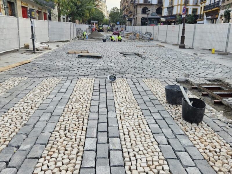 Así avanzan los trabajos en la Campana de la segunda fase del tranvibús