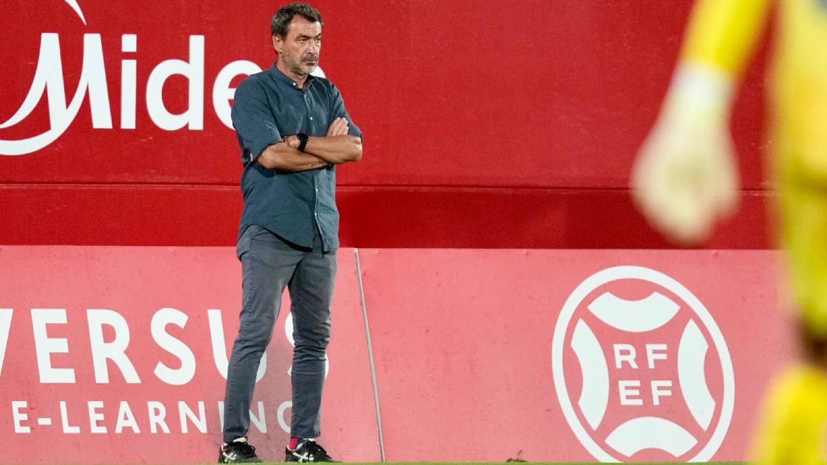 Jesús Galván durante un partido del Sevilla Atlético