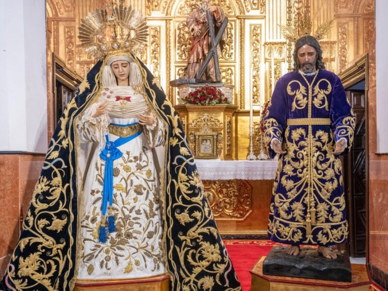 Los titulares de la Hermandad de los Panaderos regresan a la Capilla de San Andrés